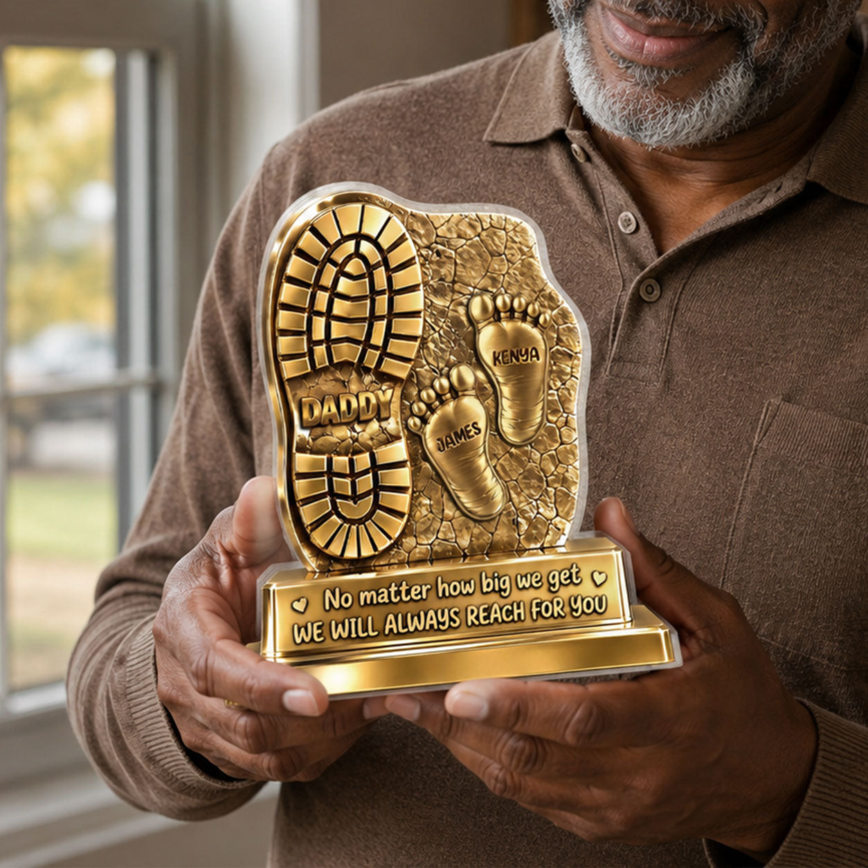 We Will Always Reach For You - Personalized Custom Shaped Acrylic Plaque