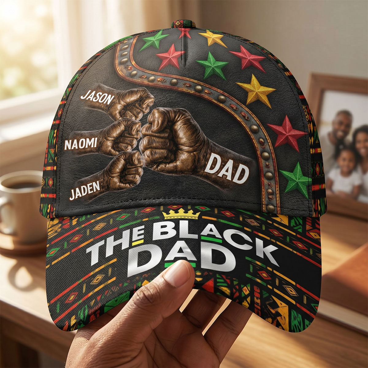 Dope Black Dad - Personalized Classic Cap