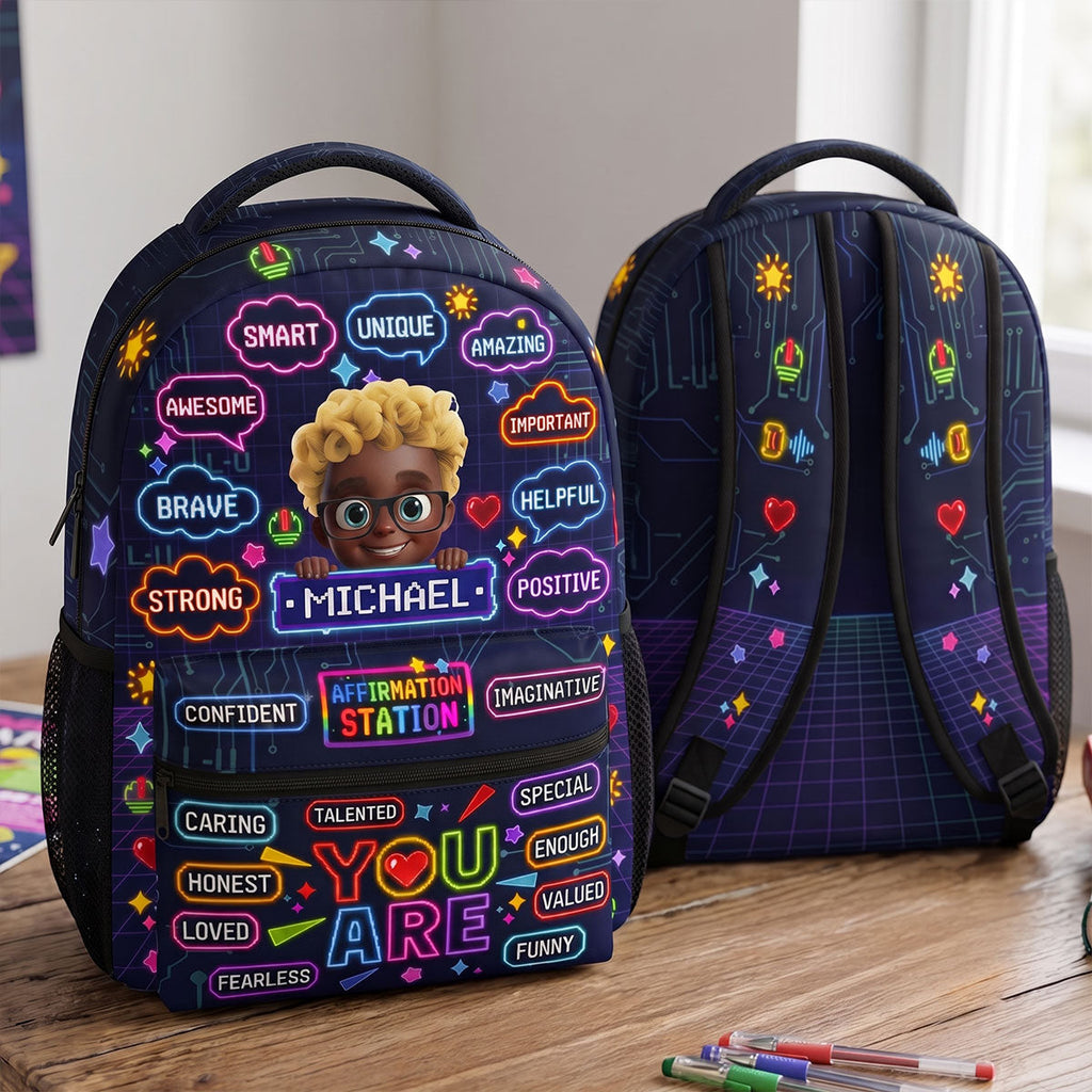 Affirmation Station - Personalized Backpack