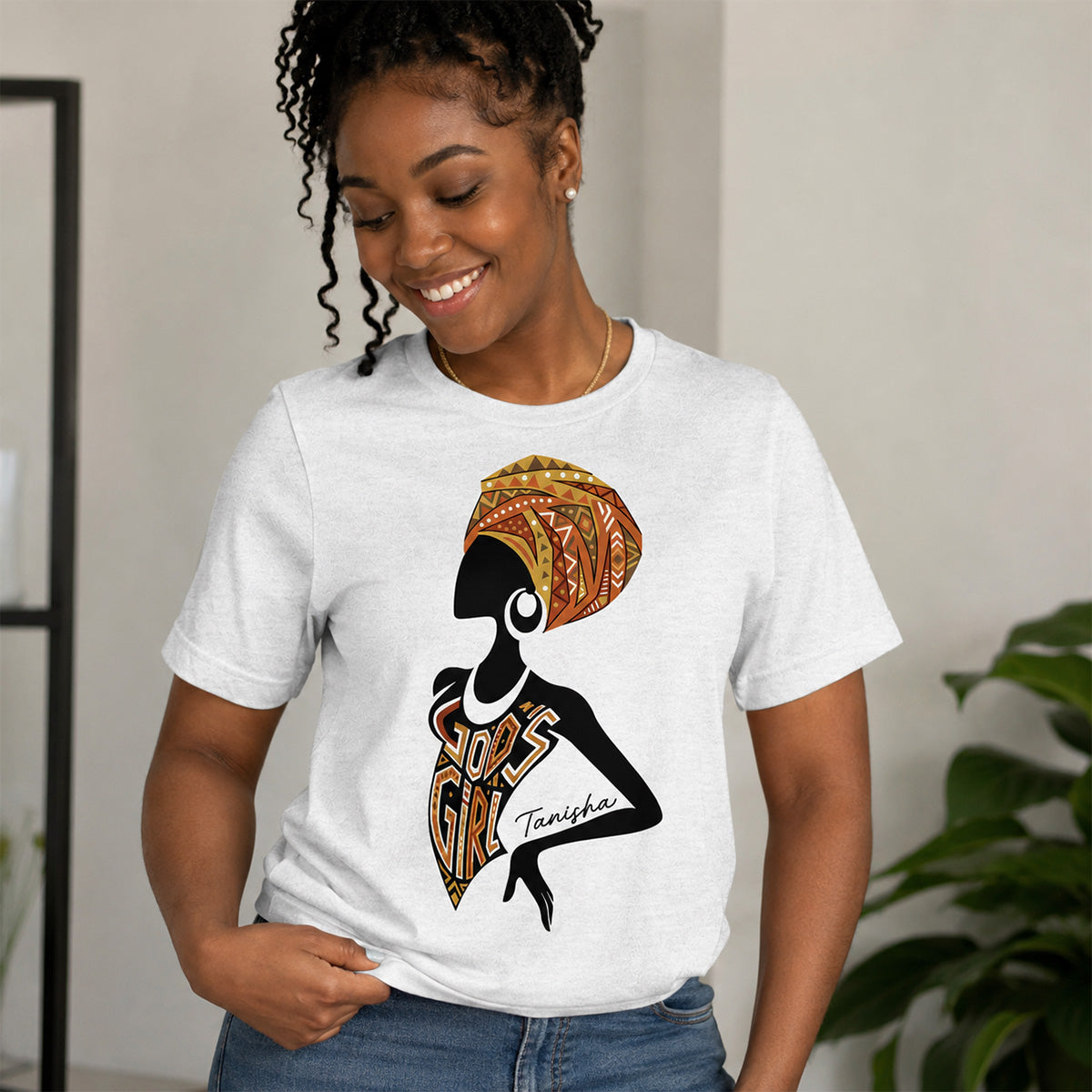 God's Girl - Personalized 2D Unisex T-shirt
