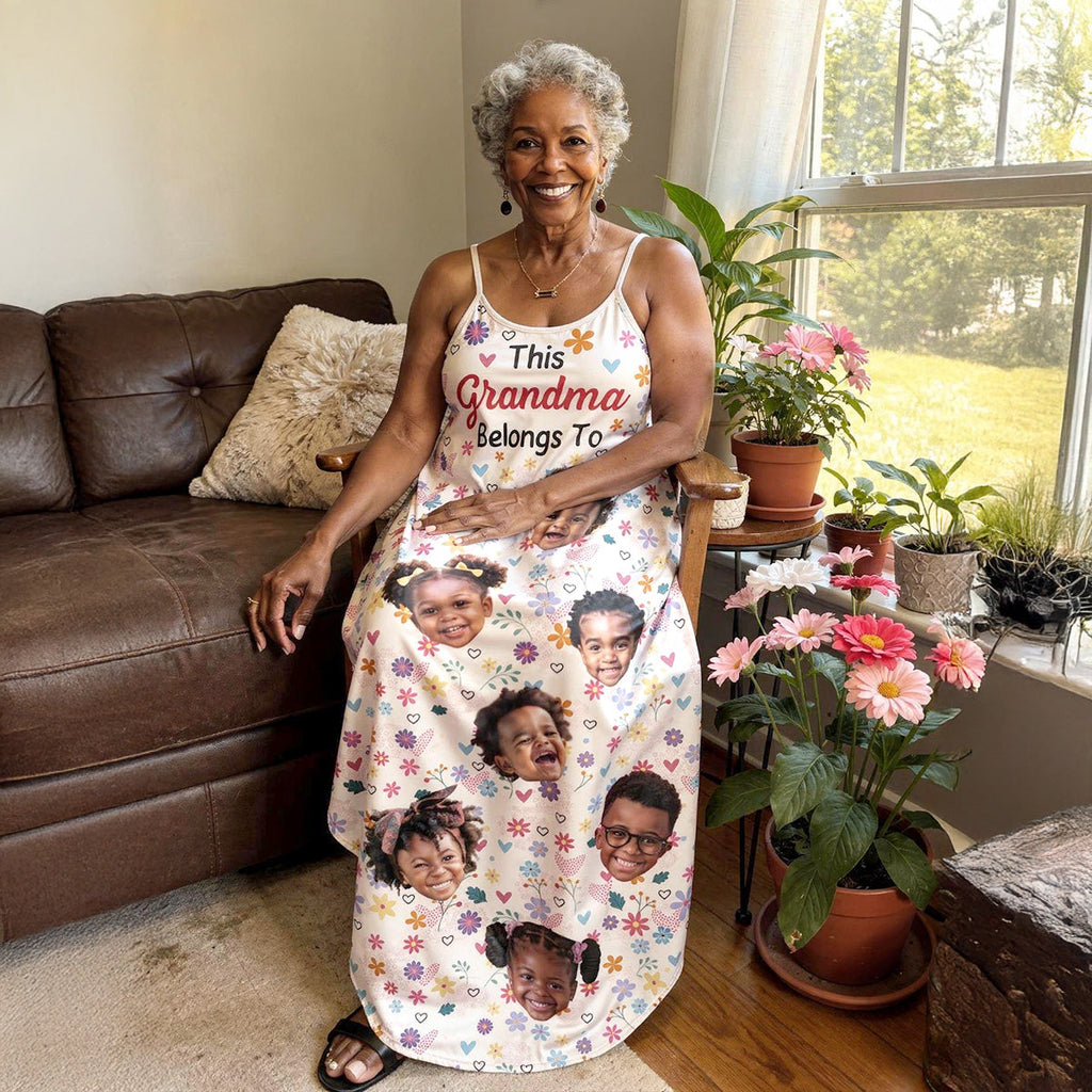 This Grandma Belongs To - Personalized Maxi Dress