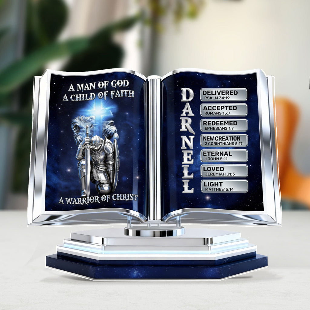 Man Of God - Personalized Custom Shaped Acrylic Plaque