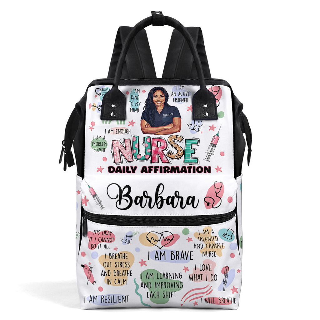 Nurse Daily Affirmation - Personalized Duckbilled Backpack