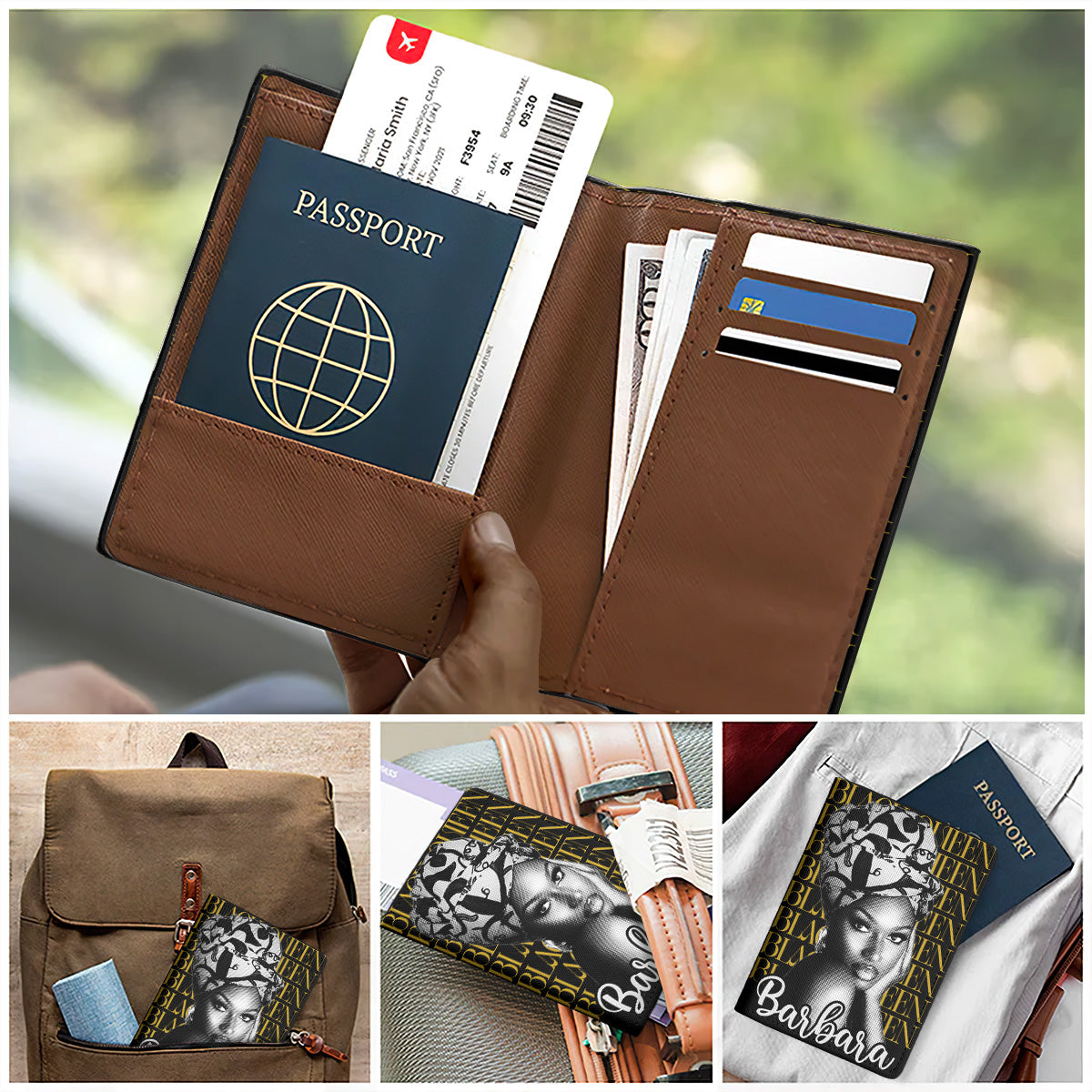 I Am A Black Queen - Personalized Passport Cover