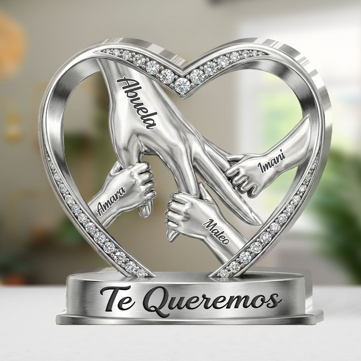 Te Queremos - Personalized Custom Shaped Acrylic Plaque