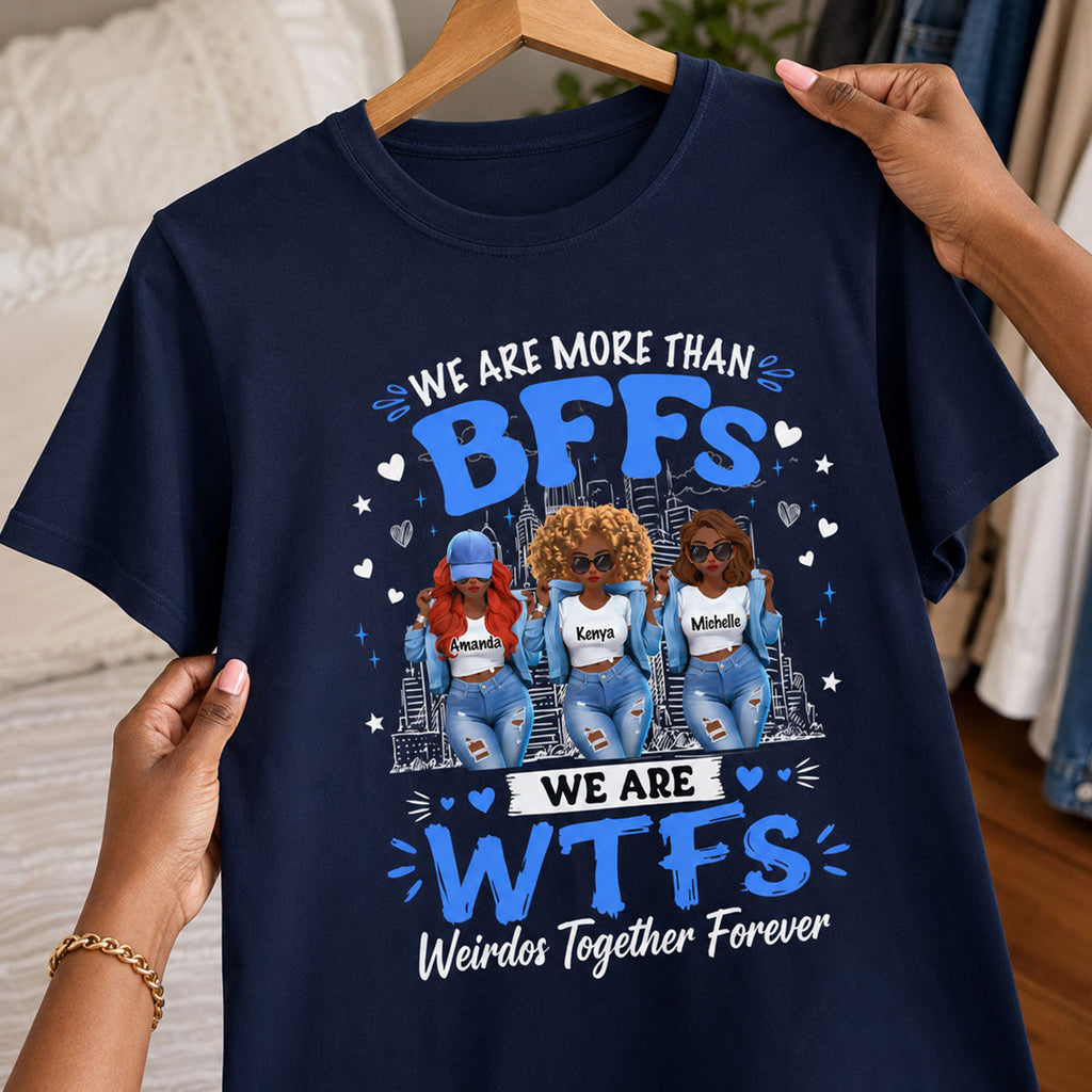 Weirdos Together Forever Gift For Bestie - Personalized 2D Unisex T-shirt