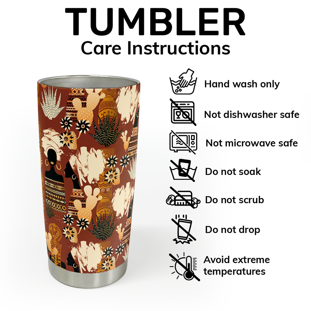 African Heritage - Personalized Stainless Steel Tumbler
