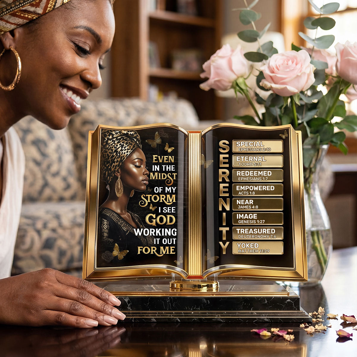 I See God Working It Out For Me - Personalized Custom Shaped Acrylic Plaque