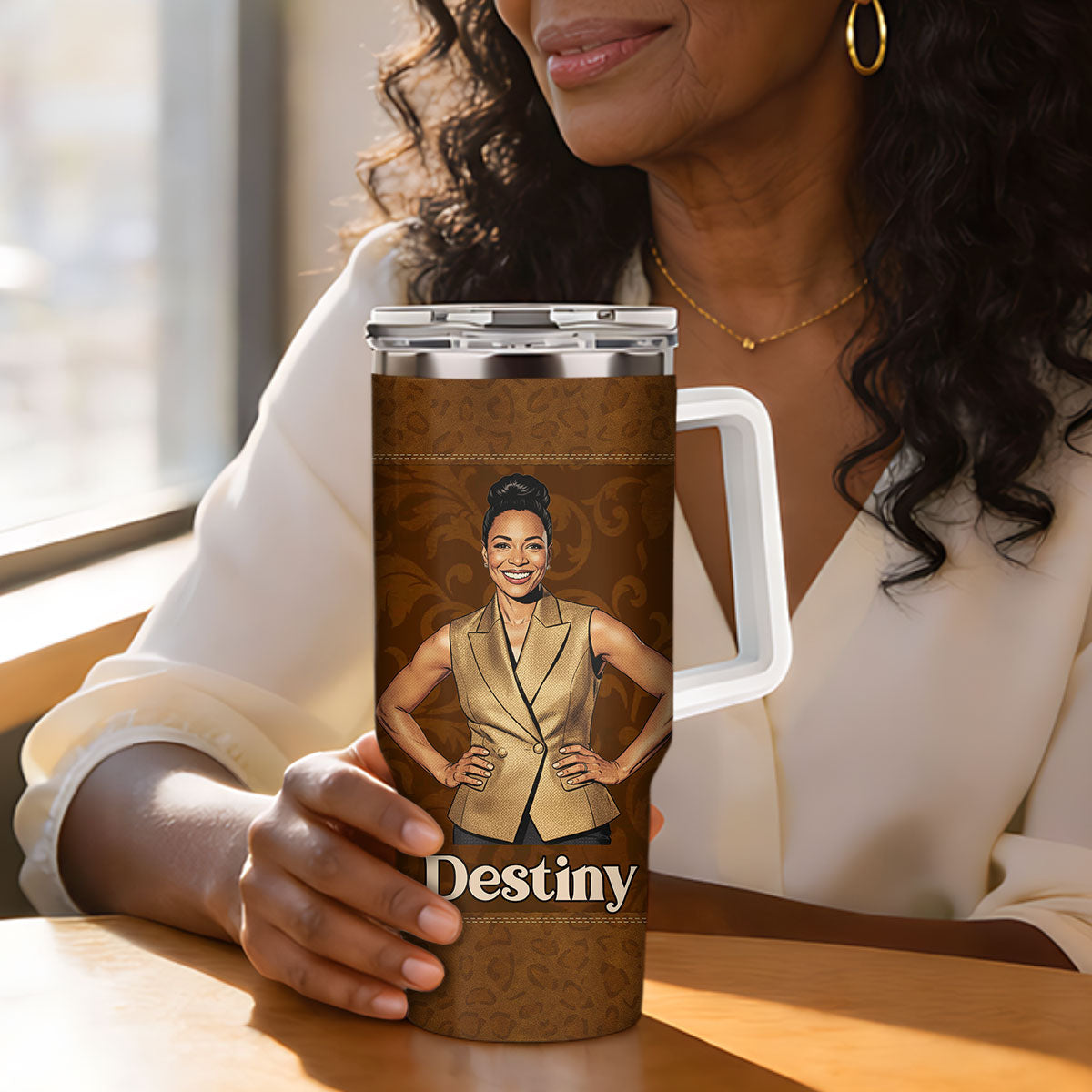 Dripped In Faith Walking In God's Plan - Personalized Stainless Steel Tumbler