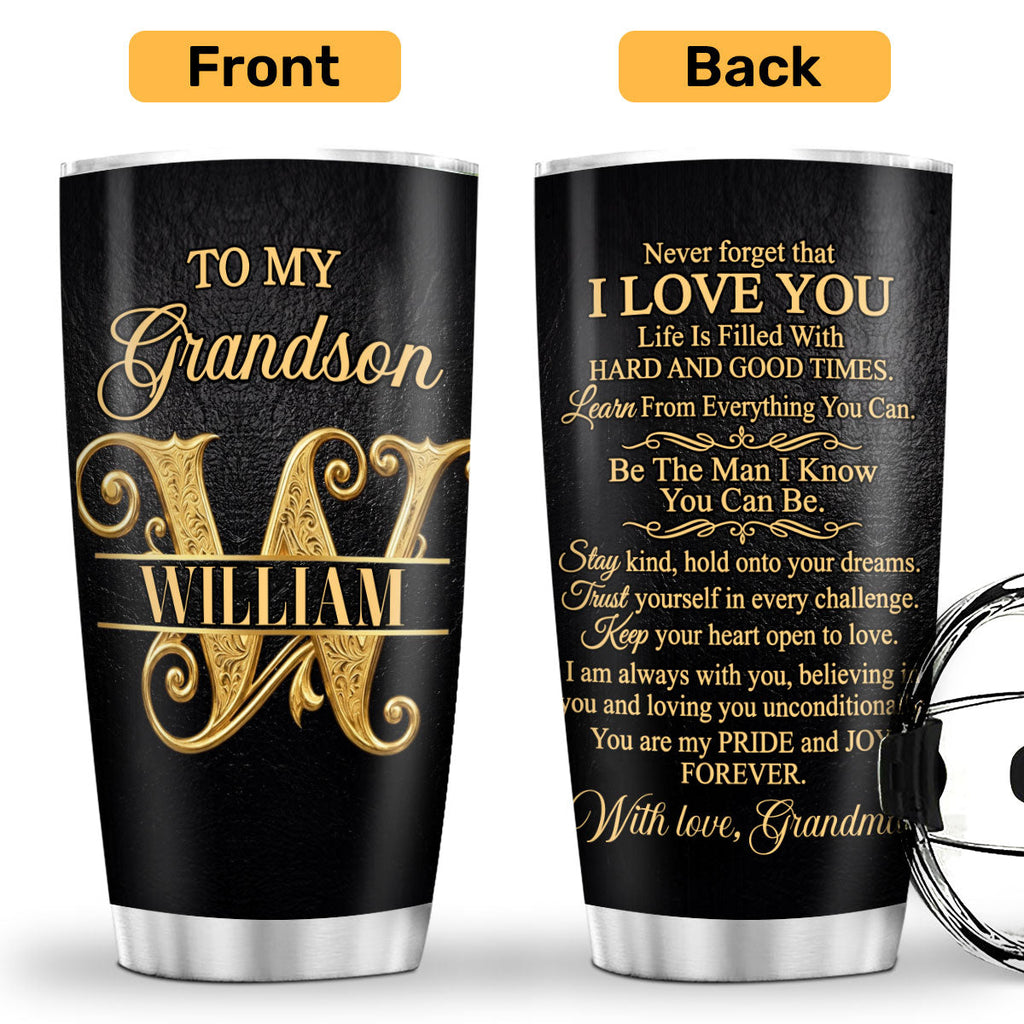 Never Forget That I Love You - Personalized Stainless Steel Tumbler