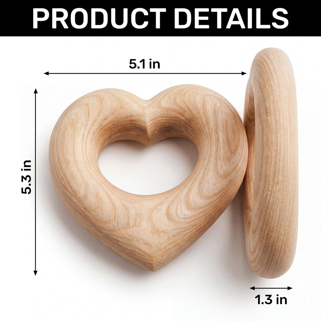 God Gave Me You - Personalized Interlocking Wooden Hearts