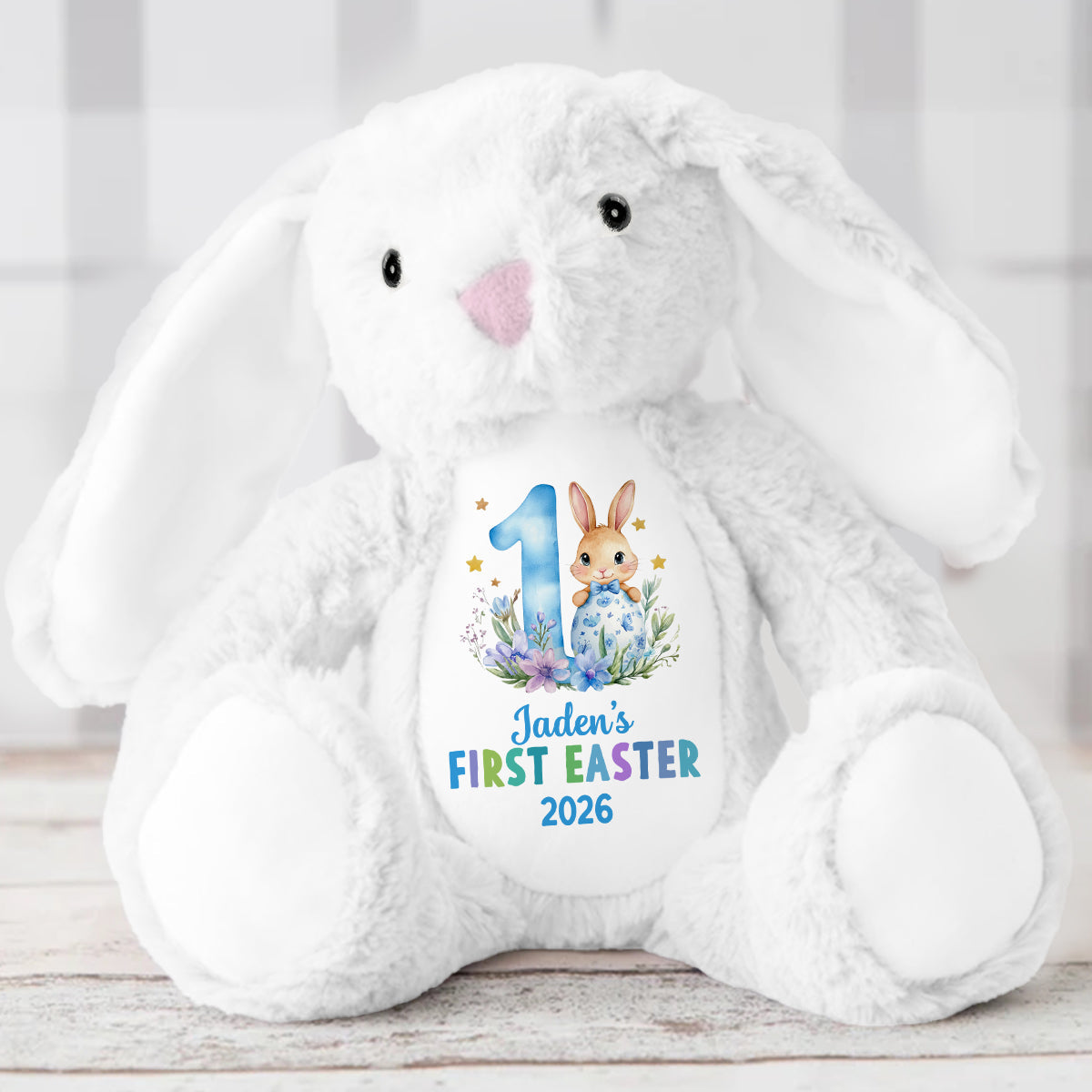 Baby's First Easter - Personalized Stuffed Bunny