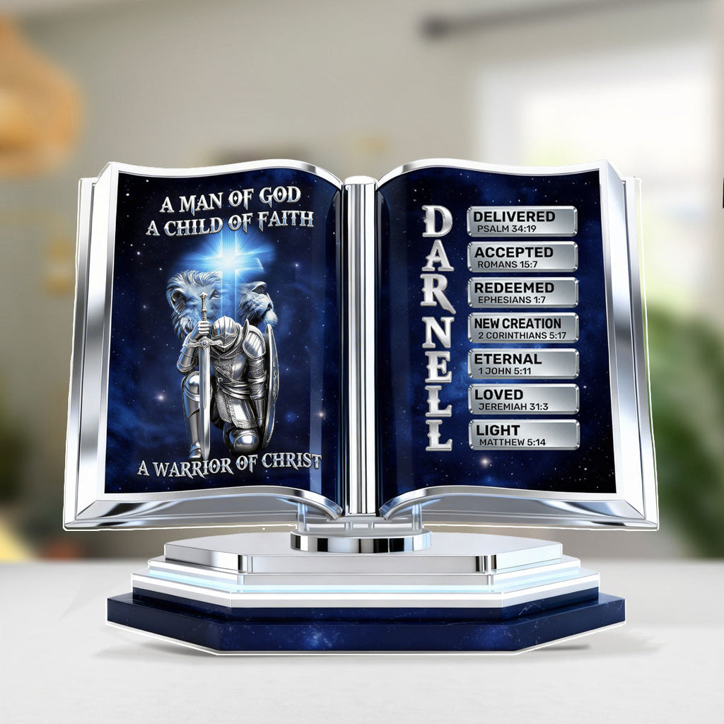 Man Of God - Personalized Custom Shaped Acrylic Plaque
