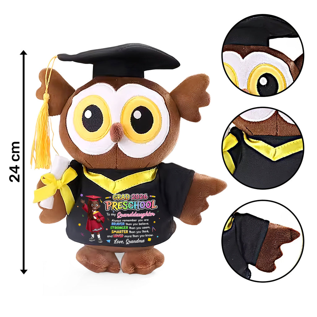 Preschool Kindergarten Graduation - Personalized Graduation Owl