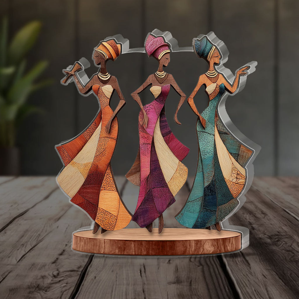 African Souls -  Custom Shaped Acrylic Plaque