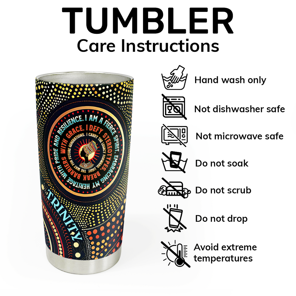 Mantra - Personalized Stainless Steel Tumbler