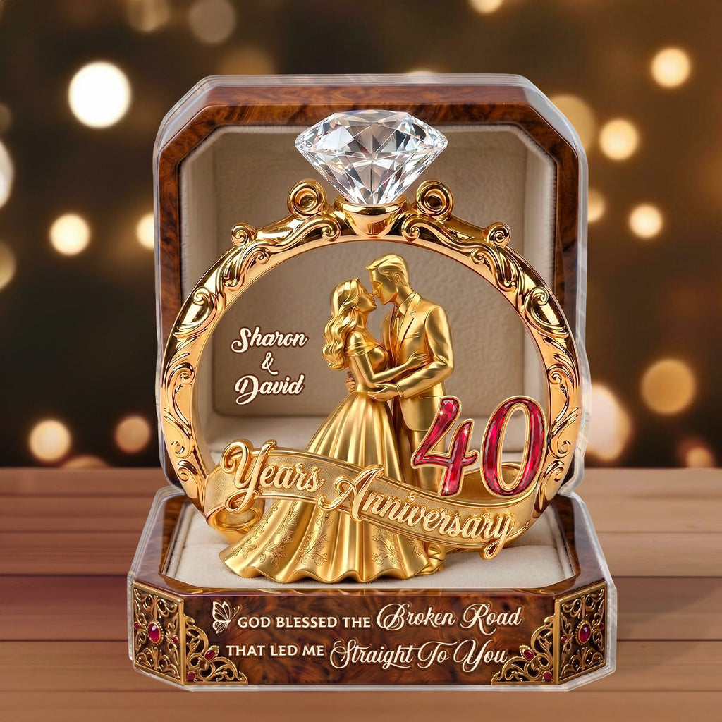 From Our First Kiss Till Our Last Breath - Personalized Custom Shaped Acrylic Plaque