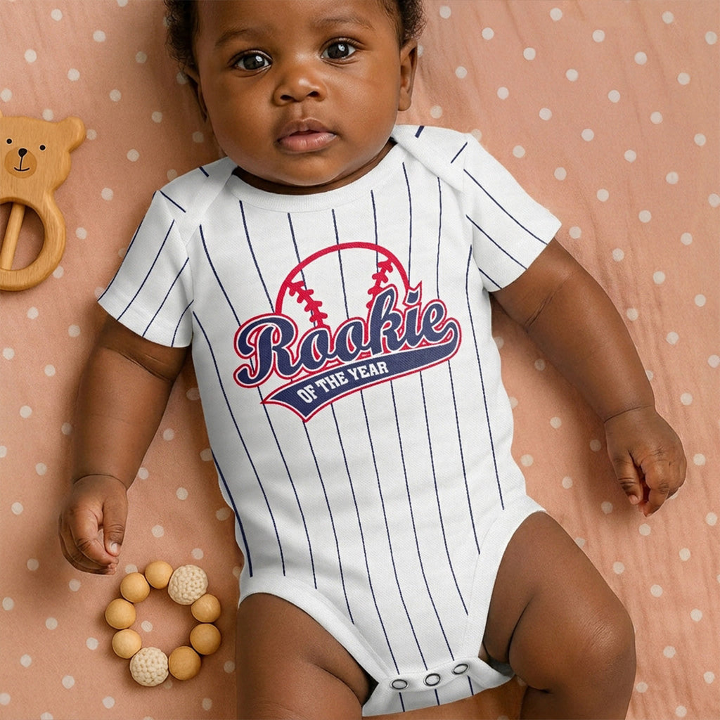 Rookie of The Year - Personalized All Over Print Onesie