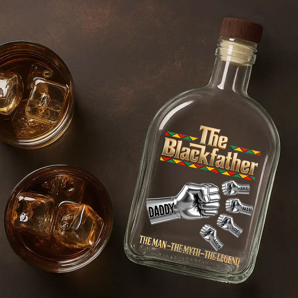The Blackfather - Personalized Whiskey Bottle