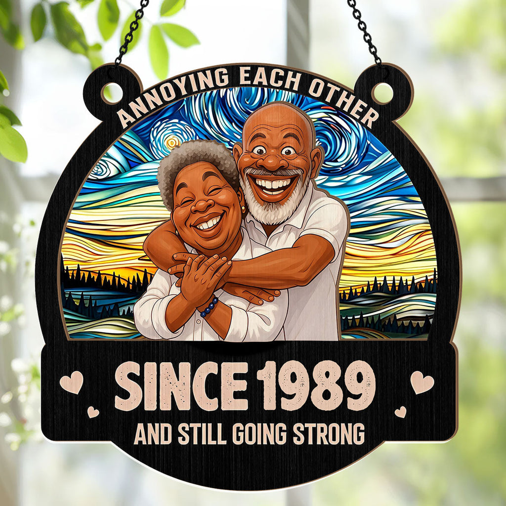 Love You Forever - Personalized Window Hanging Suncatcher