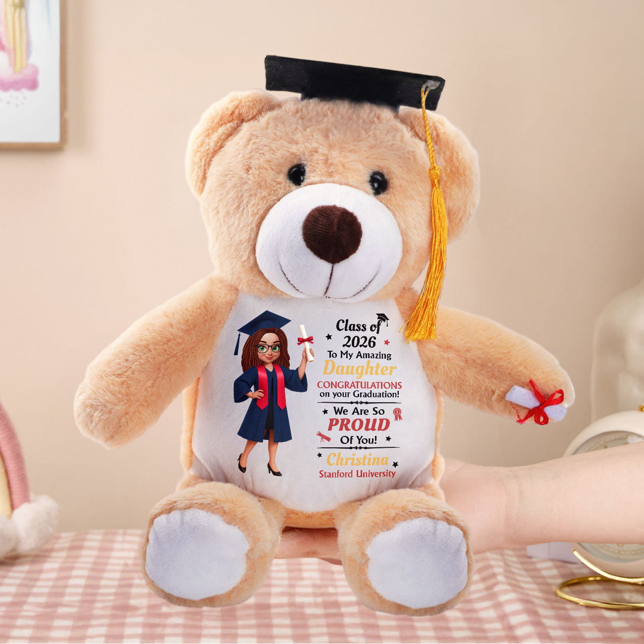 Graduation Pride - Personalized Graduation Teddy Bear