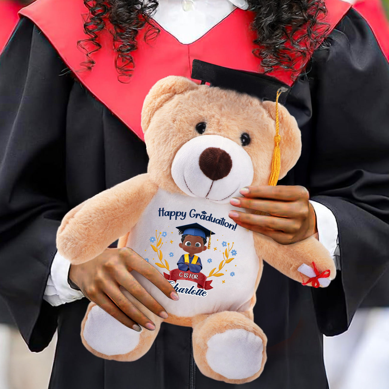 Happy Graduation - Personalized Graduation Teddy Bear
