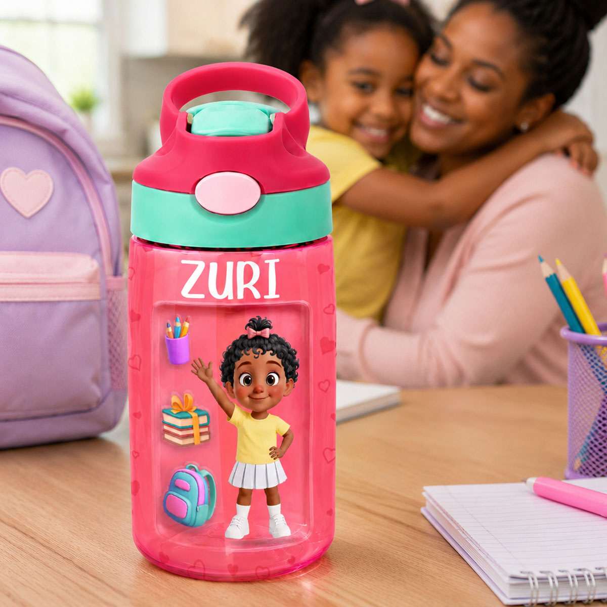Tiny But Bright Back To School Gifts For Kids  - Personalized Kid Water Bottle