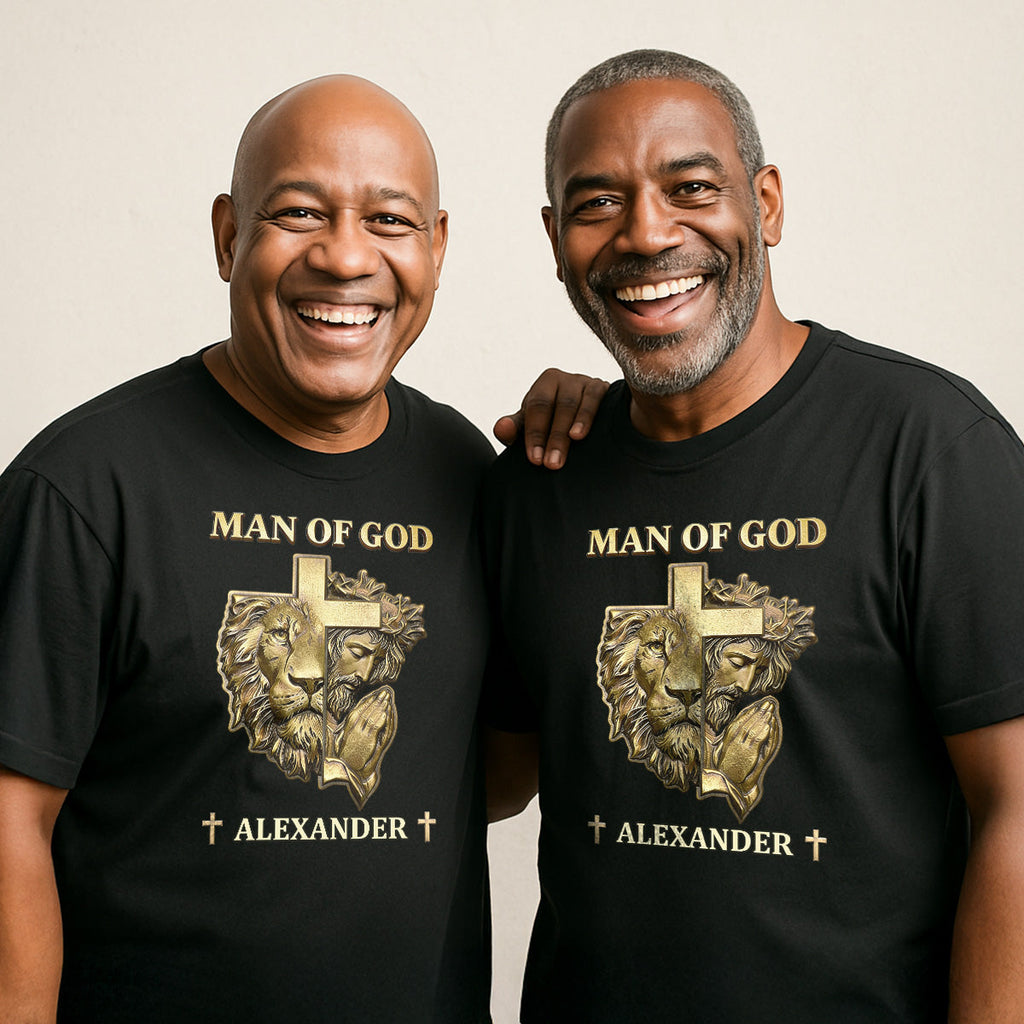 Man Of God - Personalized 2D Unisex T-shirt
