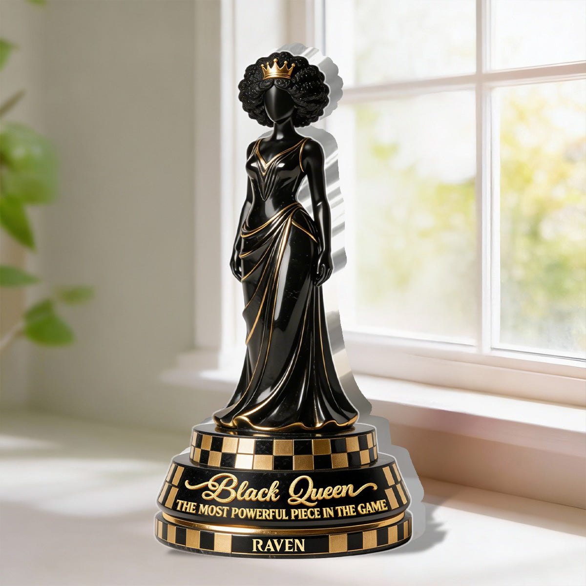 The Most Powerful Piece In The Game - Personalized Custom Shaped Acrylic Plaque