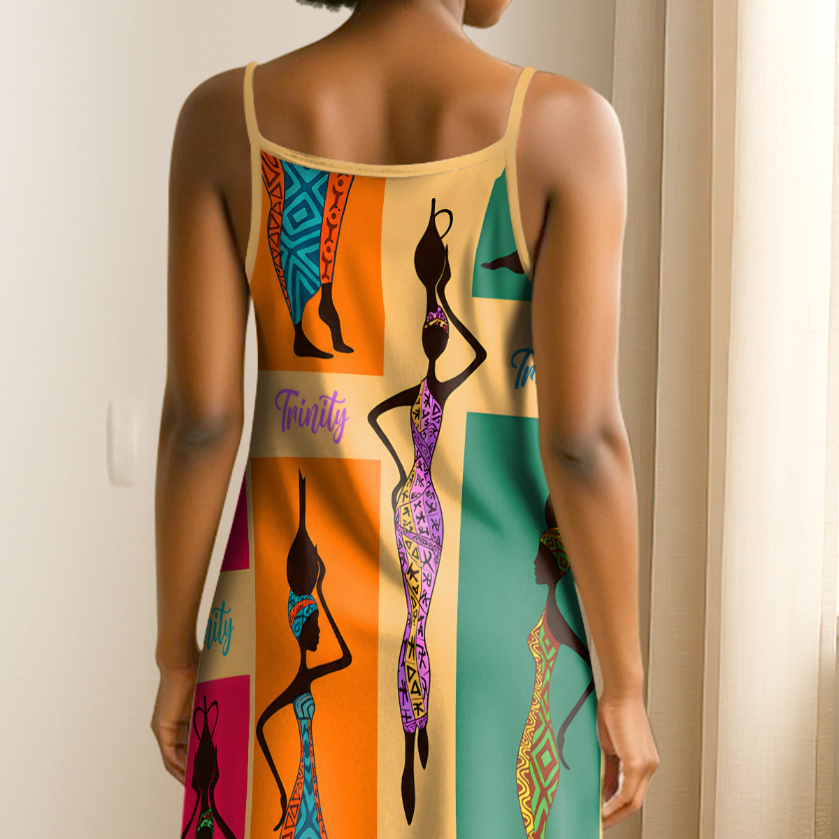 Pop Art African Spirits - Personalized Maxi Dress