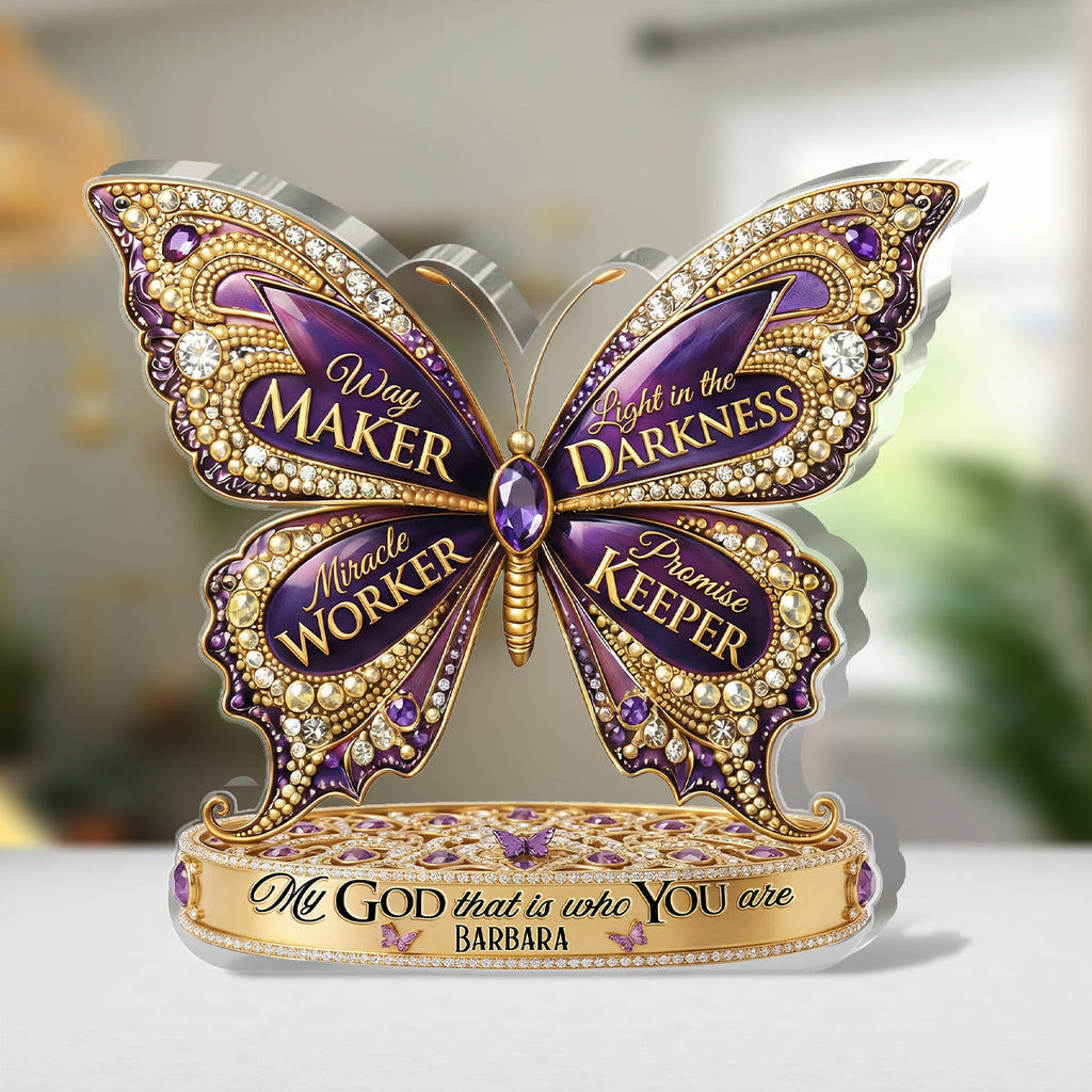 Way Maker - Personalized Custom Shaped Acrylic Plaque