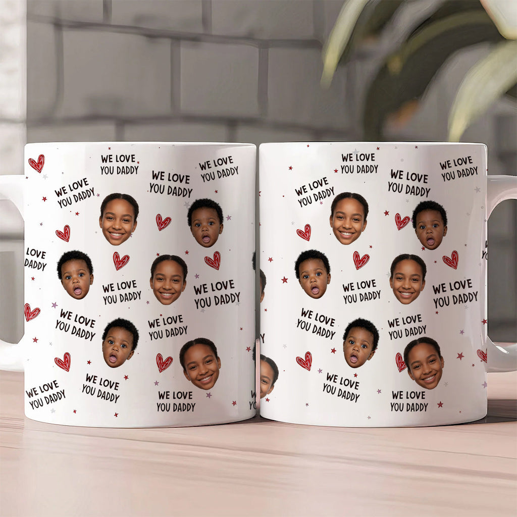 I Love You Daddy - Personalized Ceramic Coffee Mug