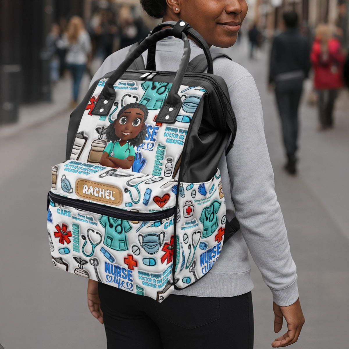 Nurse Life - Personalized Duckbilled Backpack