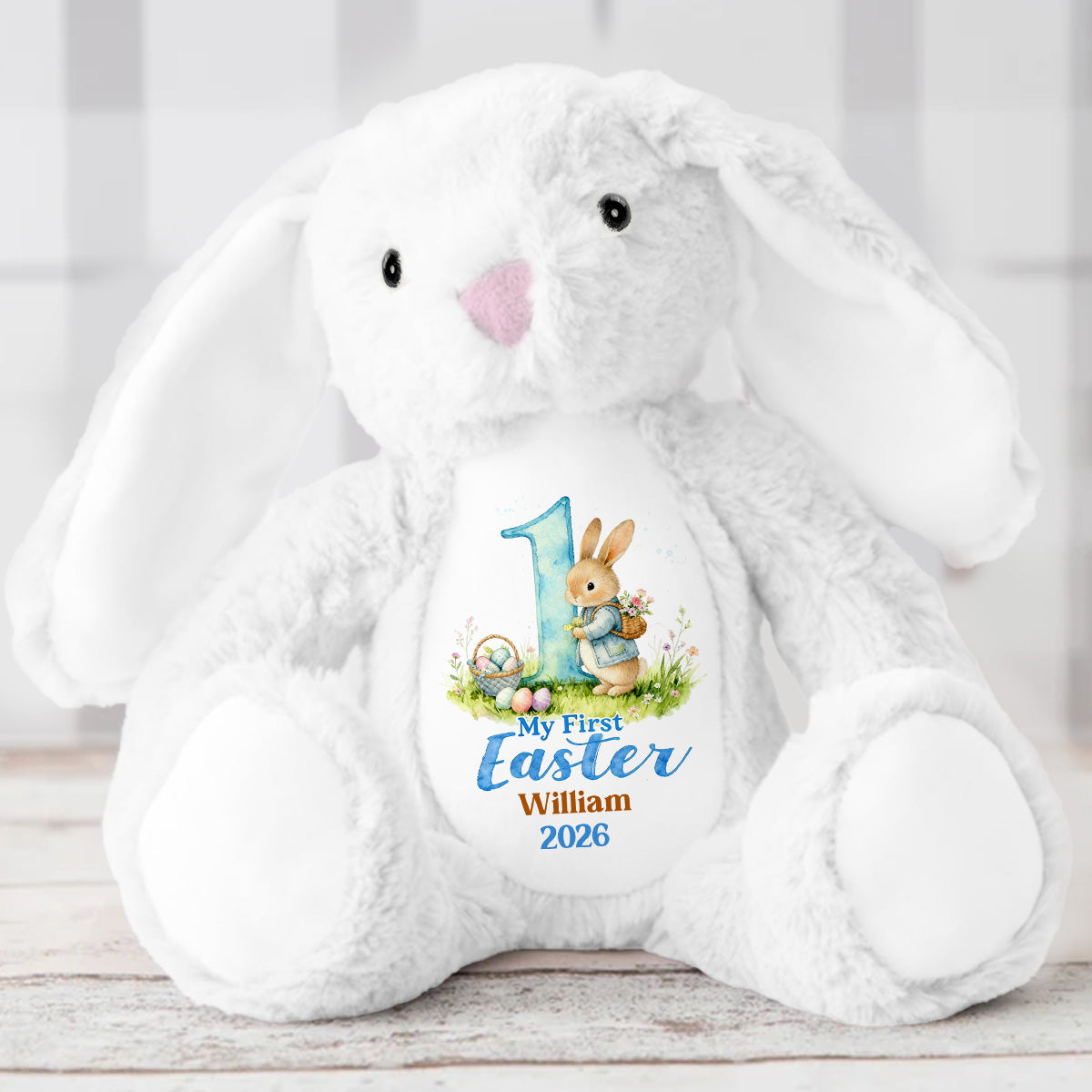 Baby's First Easter - Personalized Stuffed Bunny