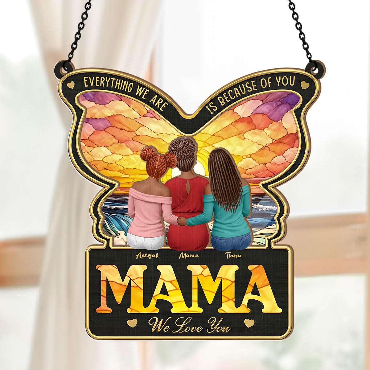 Mom You Are My Heart - Personalized Window Hanging Suncatcher