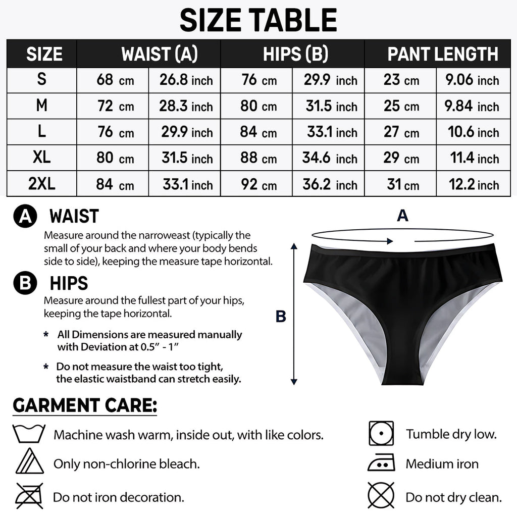 I Love You Every Day - Personalized Women's Low-waisted Brief