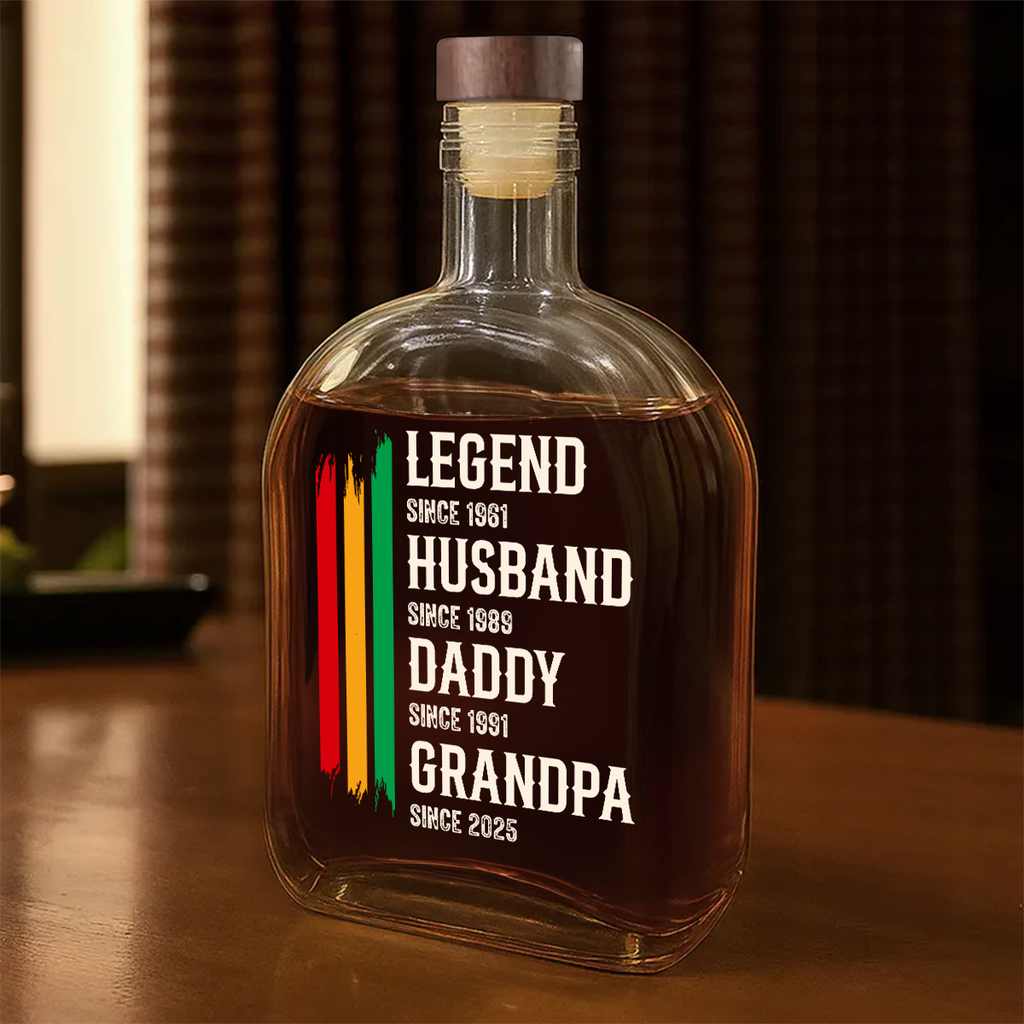 The Black Legend - Personalized Whiskey Bottle