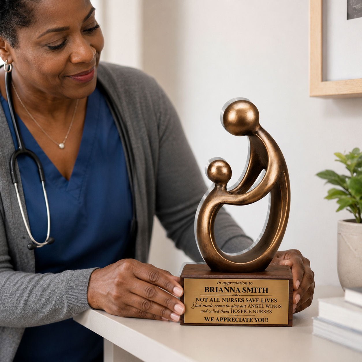 Hospice Nurses Gift Nurse Appreciation Gift - Personalized Custom Shaped Acrylic Plaque