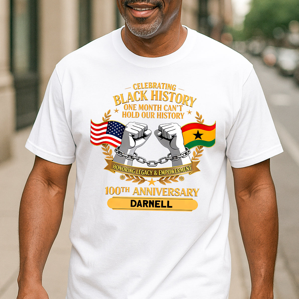 Black History Month - Personalized 2D Unisex T-shirt