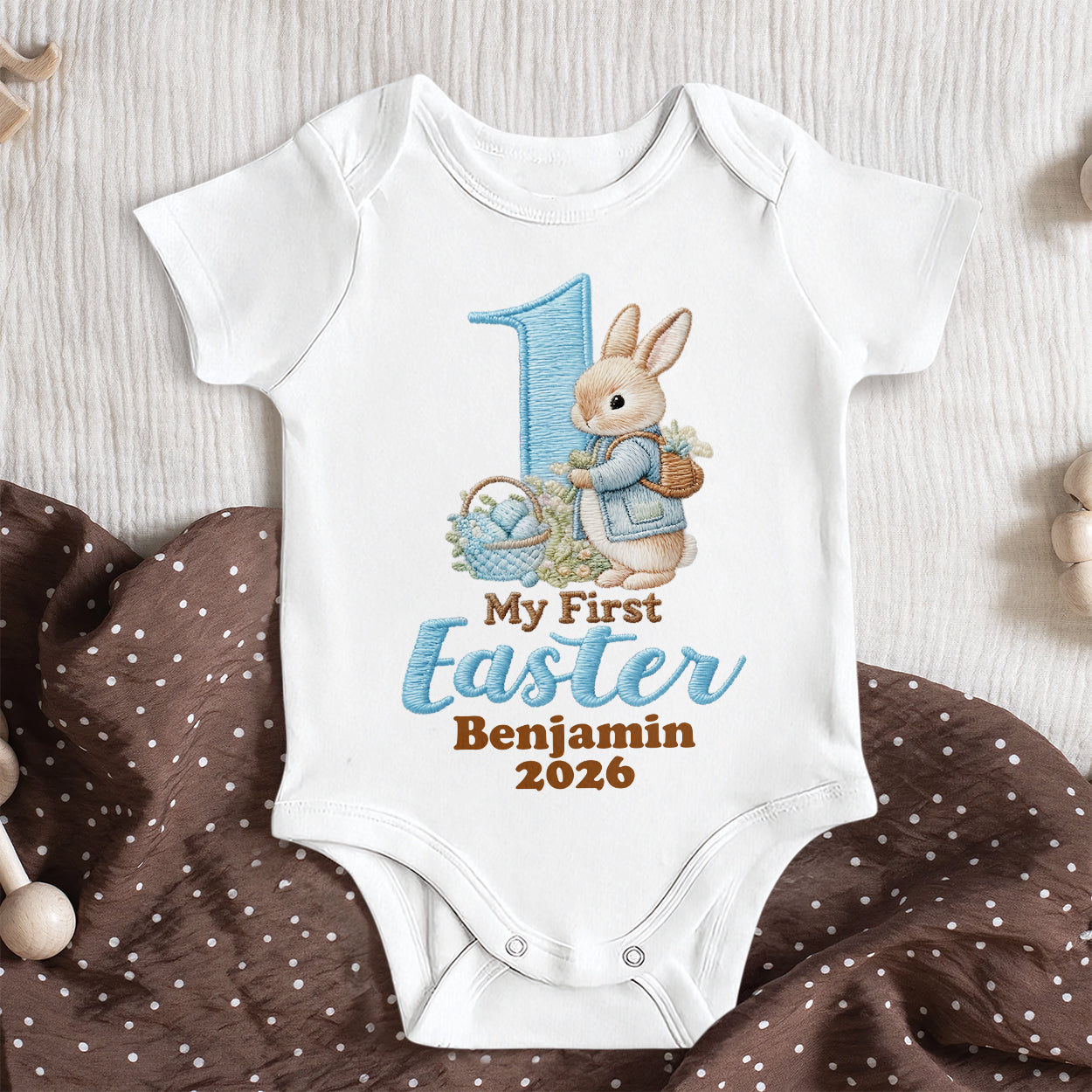 Baby's First Easter - Personalized Baby Onesie