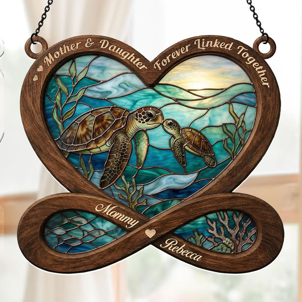 Forever Linked Together - Personalized Acrylic Suncatcher