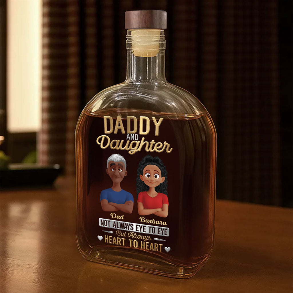 Forever Dad Daughter Love - Personalized Whiskey Bottle