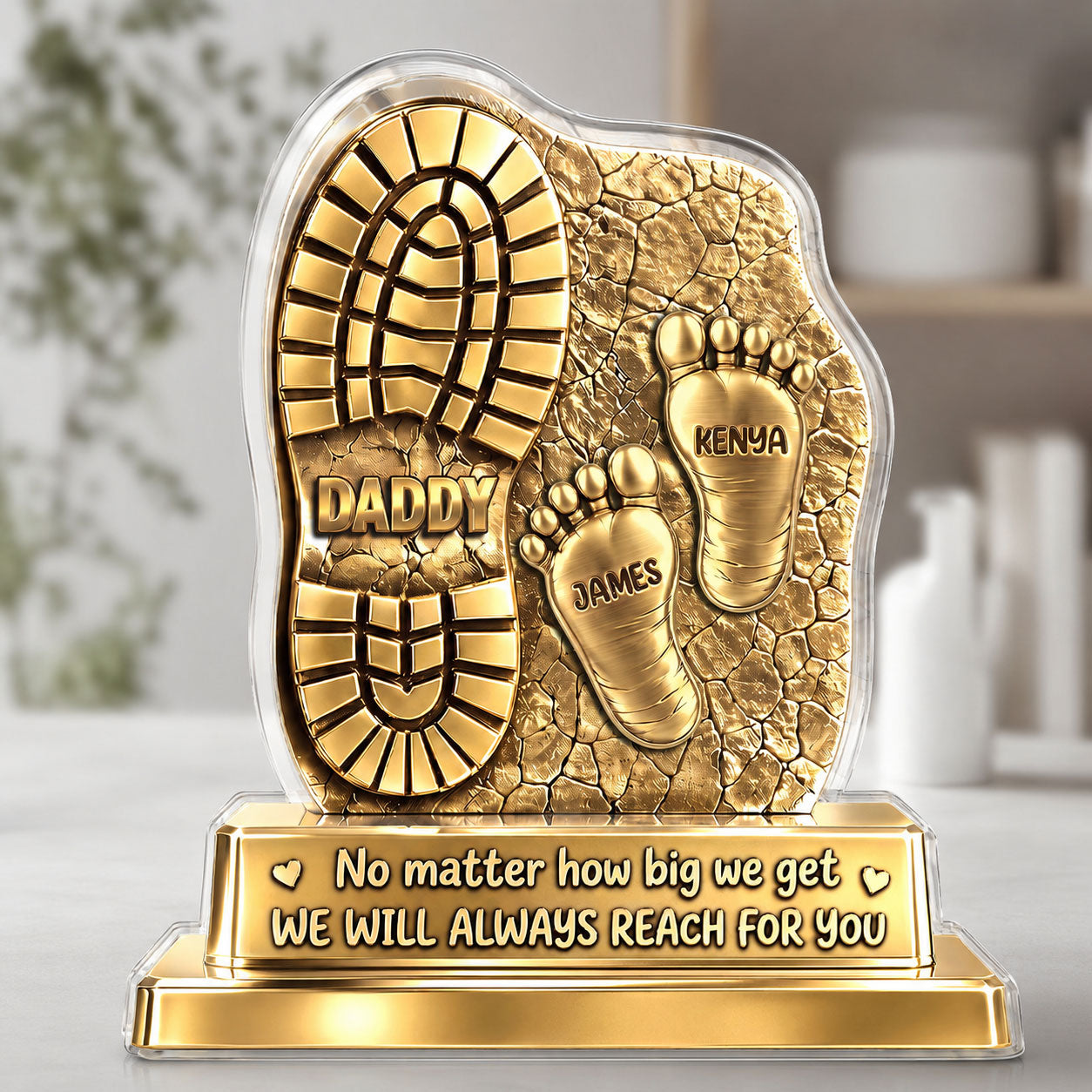 We Will Always Reach For You - Personalized Custom Shaped Acrylic Plaque