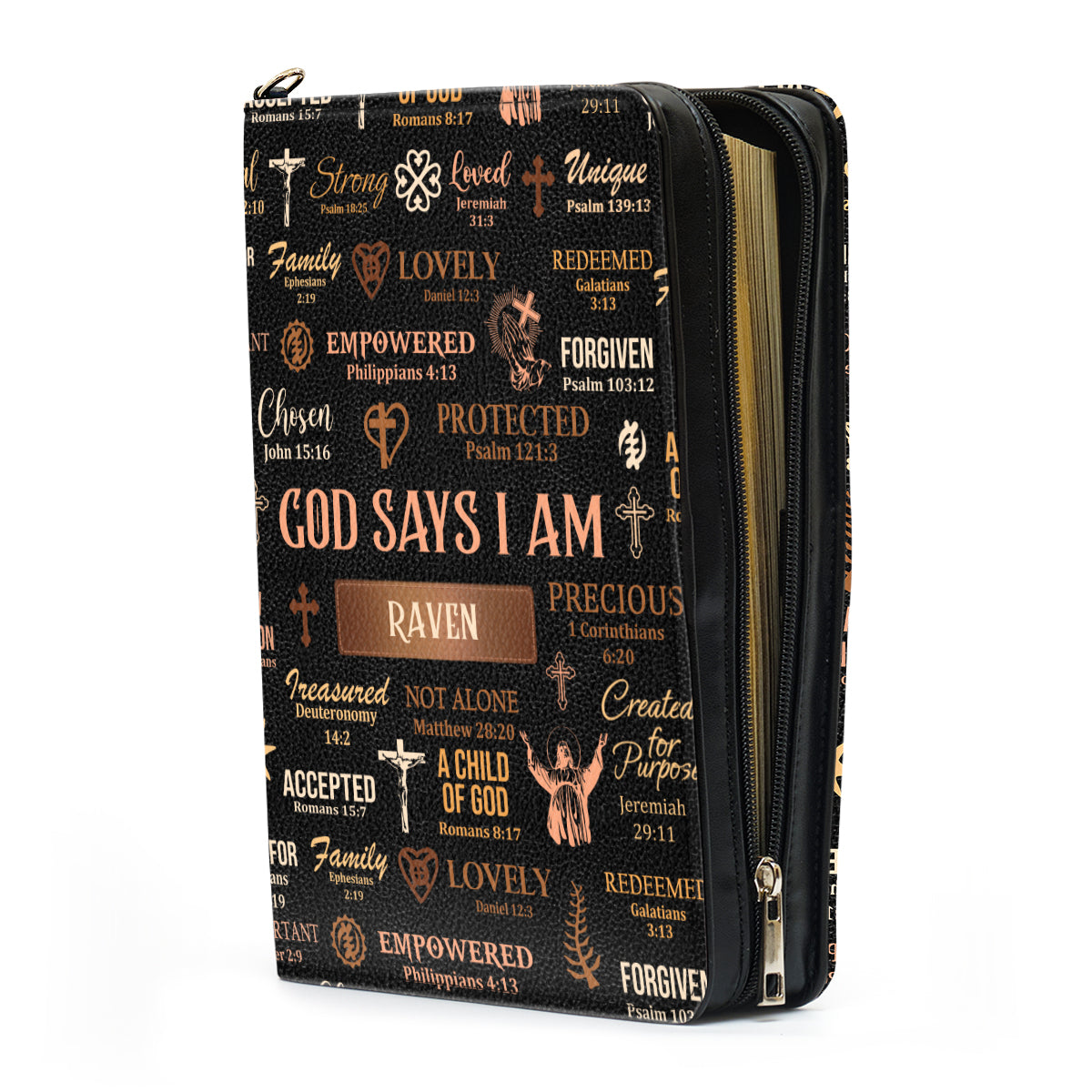 God Says I Am - Personalized Bible Cover