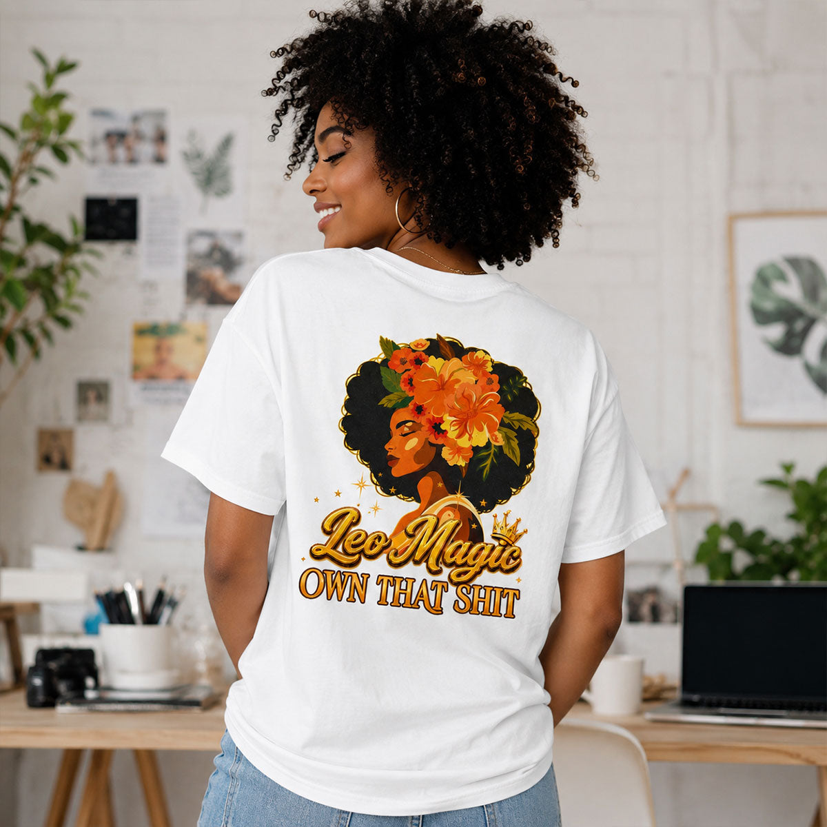 Zodiac Magic  - Personalized T-shirt With Front Back Design
