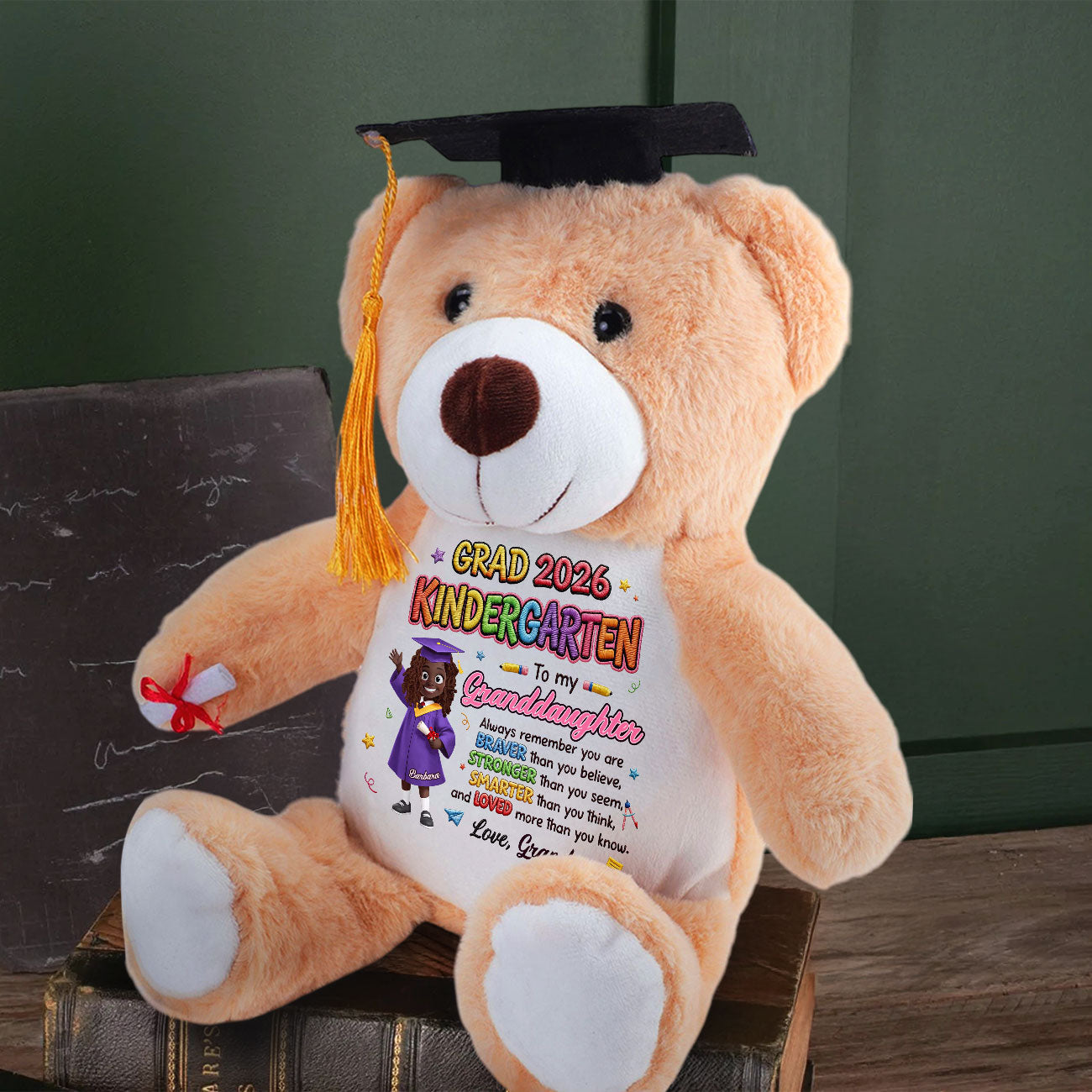 Preschool Kindergarten Graduation - Personalized Graduation Teddy Bear
