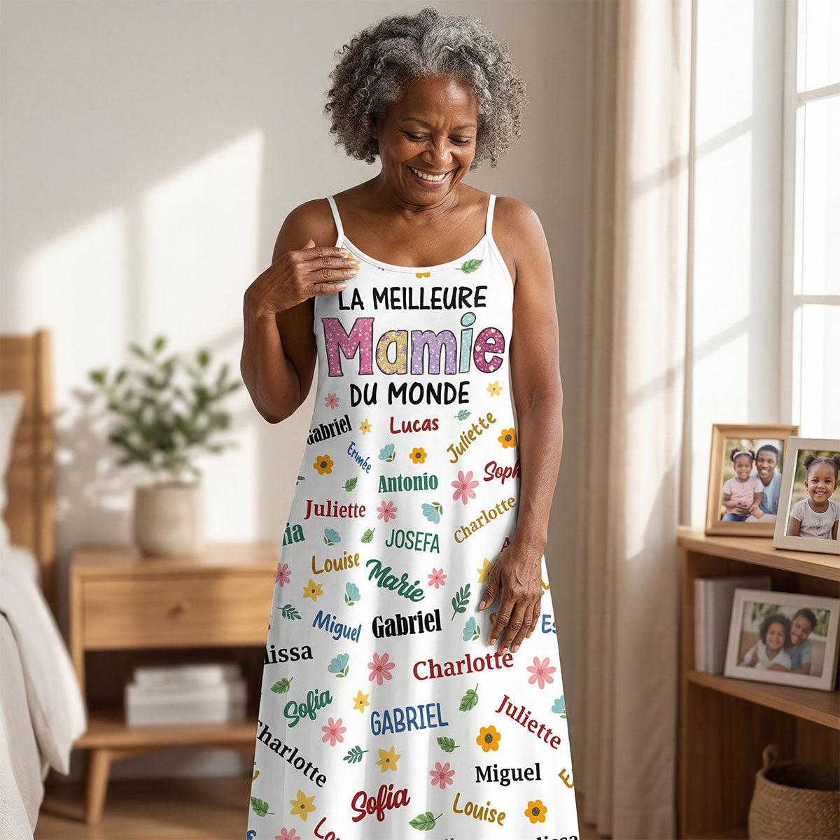 La Meilleure Mamie Du Monde - Personalized Maxi Dress