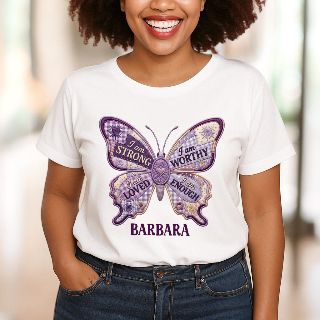 I Am Strong - Personalized 2D Unisex T-shirt