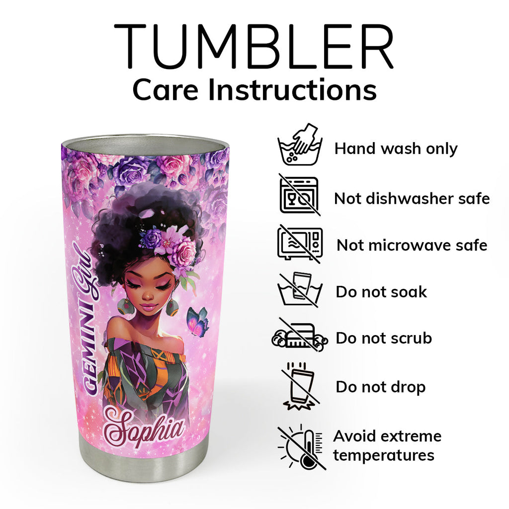 She Knows More Than She Says - Personalized Stainless Steel Tumbler