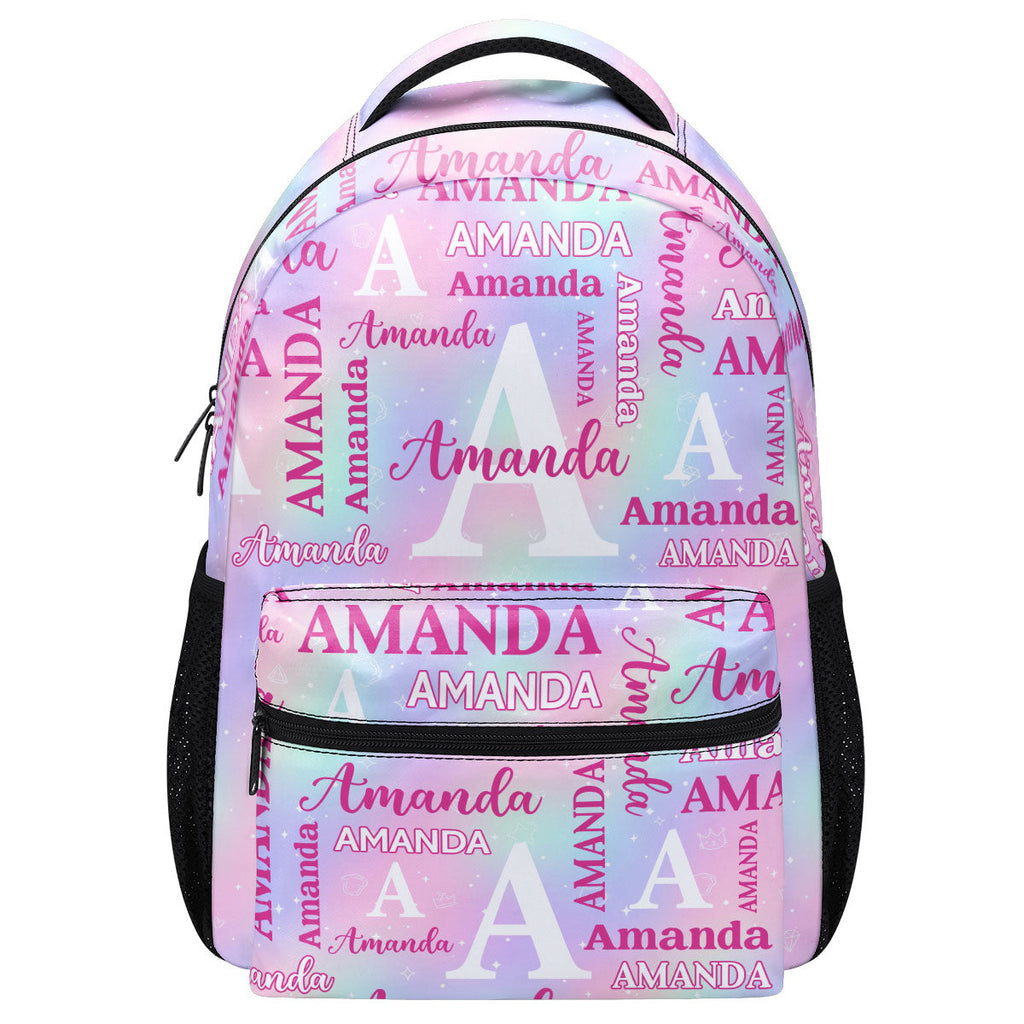 Custom Name Alphabet - Personalized Backpack